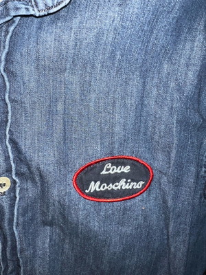Moschino Jean shirt used, slim fit, blue