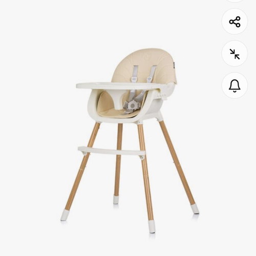 Chipolino Rio 2 in 1 high chairs like new with adjustable height