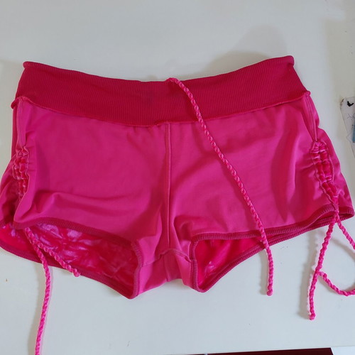 Calzedonia velour shorts size medium, like new, fuchsia