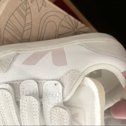Veja kids sneakers like new, size 28, white and pink