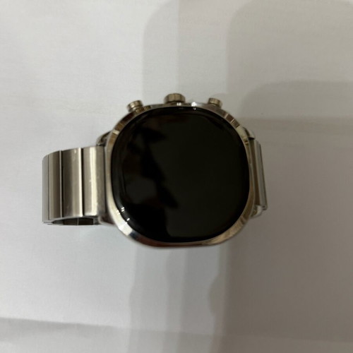 HiFuture AIX Stainless Steel Smartwatch like new, waterproof silver