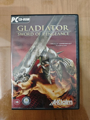 Pc game Gladiator-Sword of vengeance used, 2 discs with book