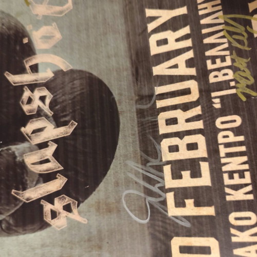 Dropkick Murphys poster signed, 50x70, like new