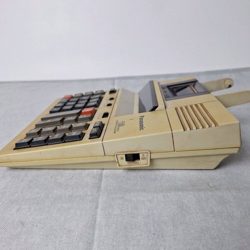 Panasonic JE-655NP professional printing calculator used, 12 digits