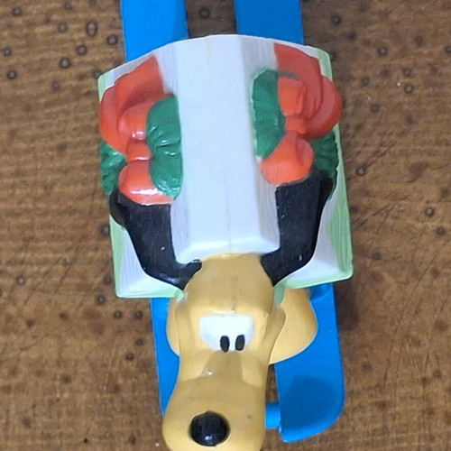 Disney Pluto Christmas House PVC like new