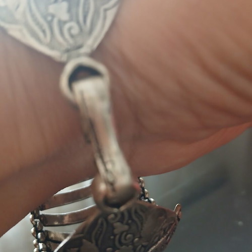 Bracelet handmade, like new, alpaca metal