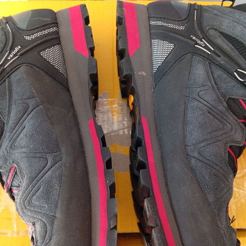 Meindl Tonale GTX men's hiking boots, black and red, size 45