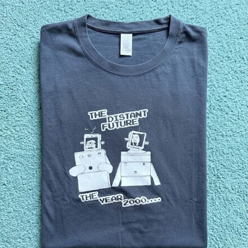 Flight of the Conchords T-shirt used, Sol's, dark grey, size M