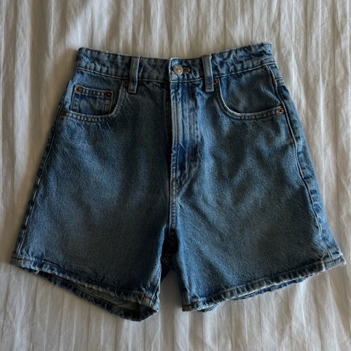 Zara σορτς, μπλε, μέγεθος XS