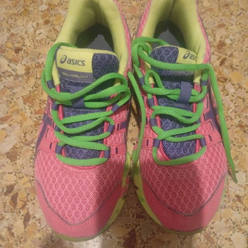 Asics athletic shoes like new, multicolor size 36