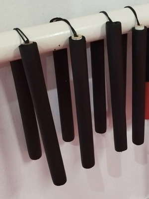 Nuntsaku training black 35cm like new (wood-foam)