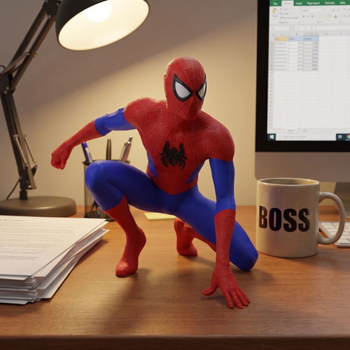 Spiderman διακοσμητική φιγούρα καινούργιο, 15cm επί 20cm
