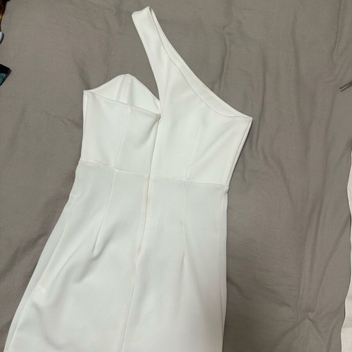 Iso white mini dress like new, size M