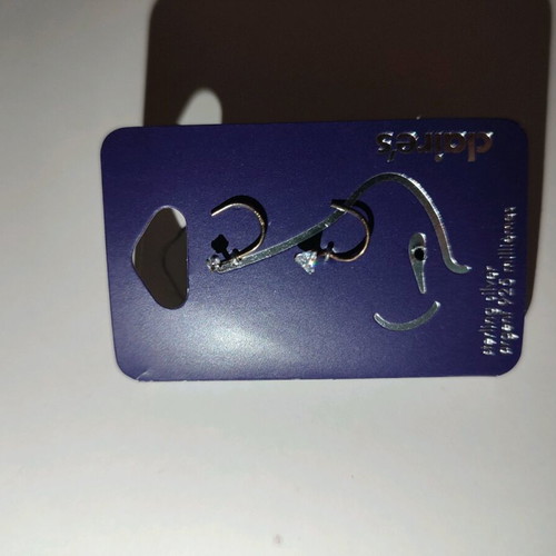 Claire's 925 silver earrings new, silver color