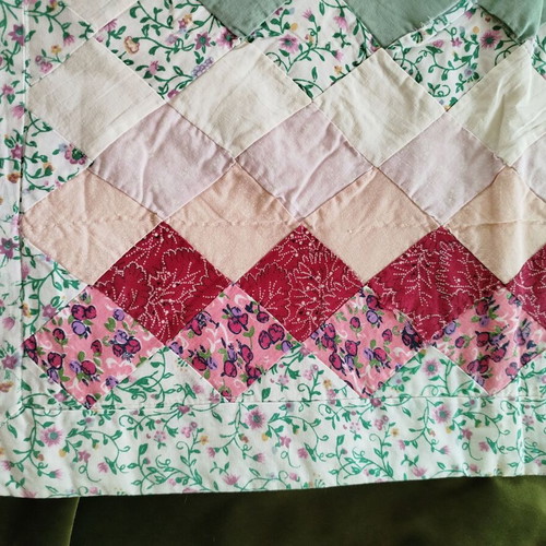 Patchwork pillowcases set like new, cotton, 2 pieces