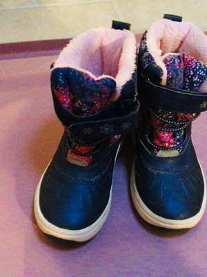 Girls' boots No.27 used, winter