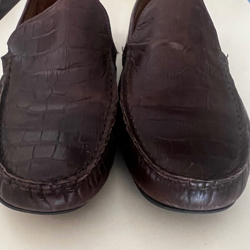 Petridis leather shoes used, Italian, brown, size 42