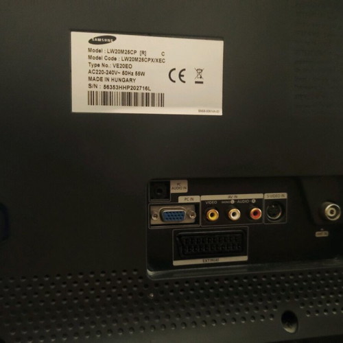 Samsung TV used, for computer, in excellent working condition