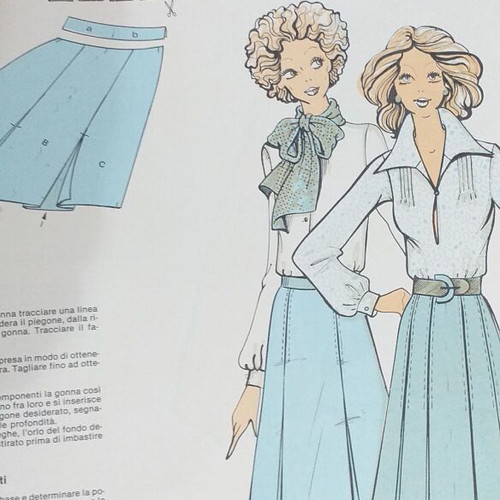 Sewing learning book used, Italian