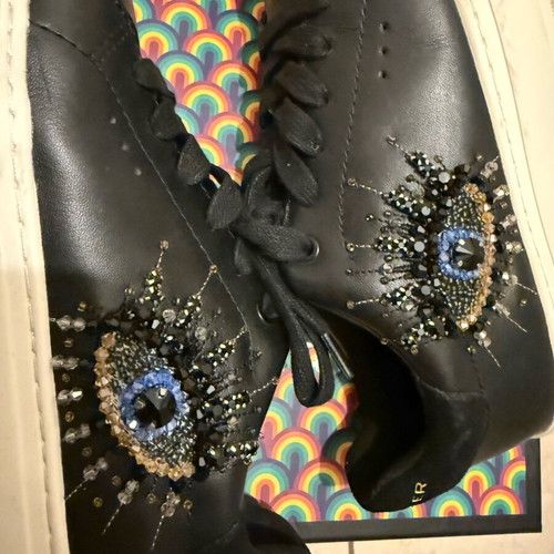 Kurt Geiger women's sneakers athletic new, size 37, black