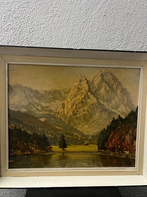 Vintage small painting used 29x35