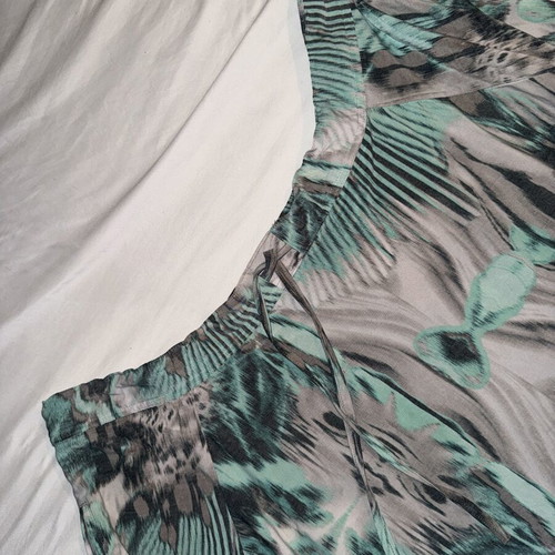Patiala pants custom made, like new, gray multicolor