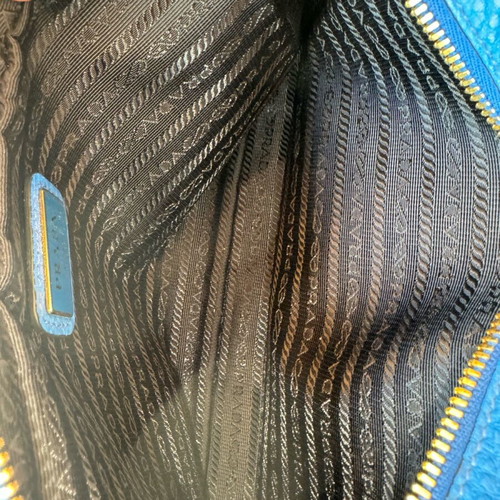 Prada Crossbody Bag Blue Like New