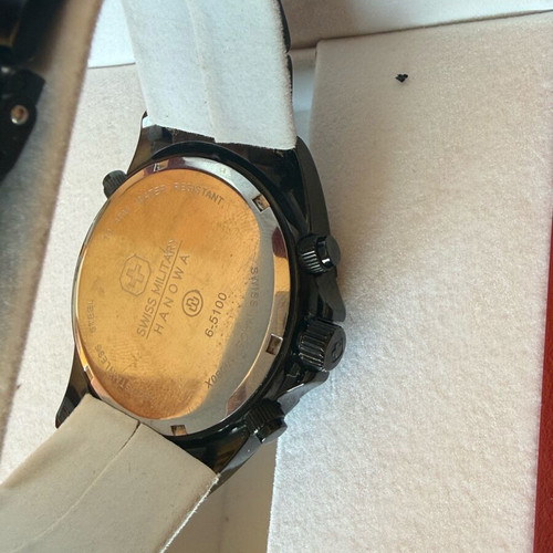Swiss Military Navigator 40mm watch like new with box and papers
