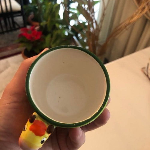 Mug like new with giraffe design