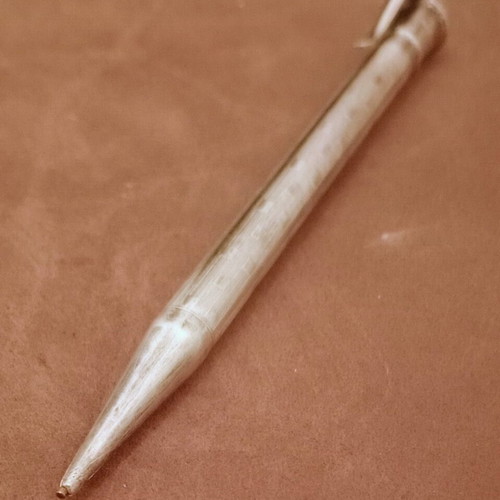 Vintage silver mechanical pencil used, collectible