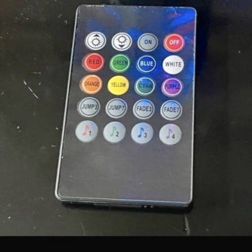 Monster LED light can with IR remote and color change