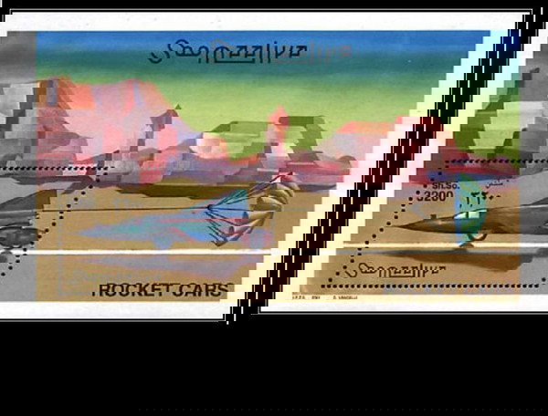  somalia 2001 Rocket Cars BL MNH  fegie asfragisto loux