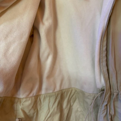 Women's jacket used, beige, size XL with elastic waist