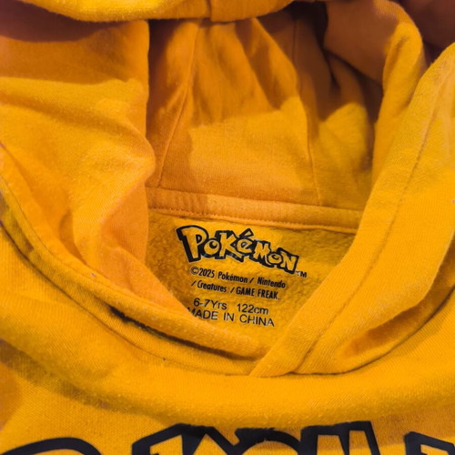 Pokémon Charmander hoodie Primark like new, size 122 cm, age 6-7