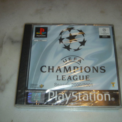 Uefa Champions League Season 2000-2001 game for PlayStation 1 new