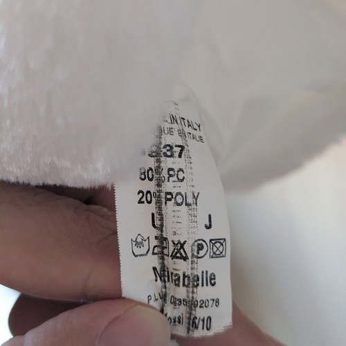 Mirabelle white jacket like new, made in Italy, size L