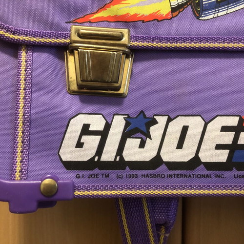 Vintage Paxos GI Joe School Bag new, collectible