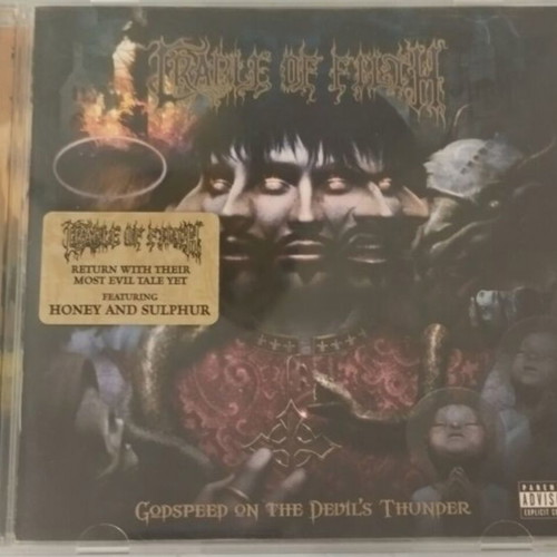 Cradle of Filth Godspeed on the Devil's Thunder CD album near mint, metal