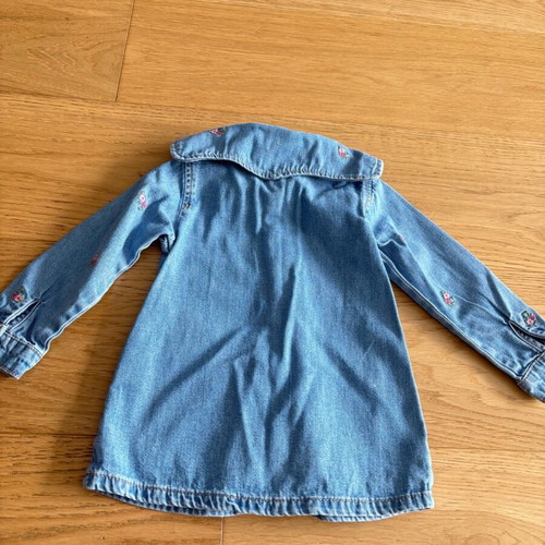 Zara denim dress like new, size 9-12 months