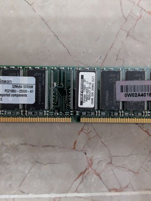Infineon 256MB DDR PC2100 266MHz DIMM 184-pin memory used