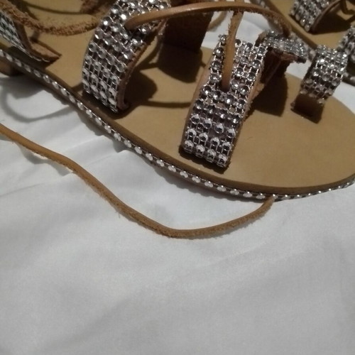 Leather women's sandals new, size 37, sandals