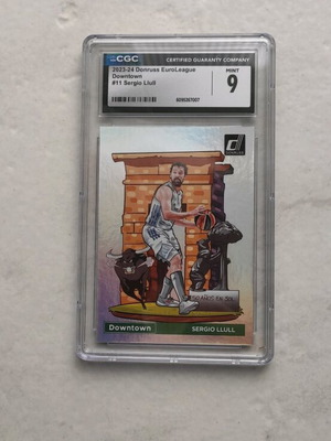 Sergio Llull Downtown SSP Card 2023-24 Donruss EuroLeague new