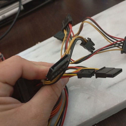 Powertech 450 watt computer power supply used, tested and functional