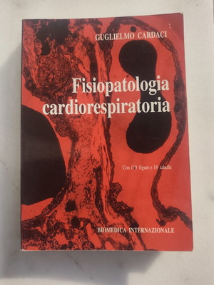 Fisiopatologia Cardiorespiratoria medical book by Guglielmo Cardaci