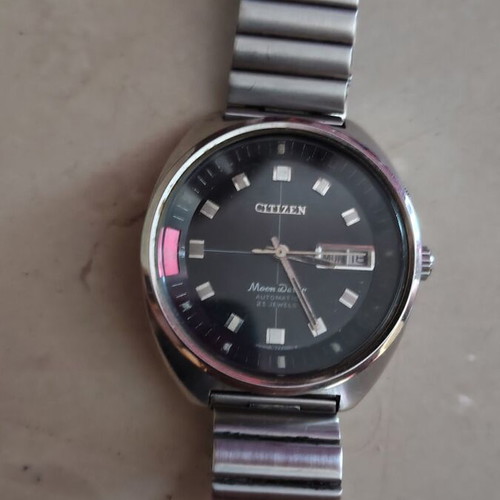 Citizen Moon Dater mechanical watch 1980