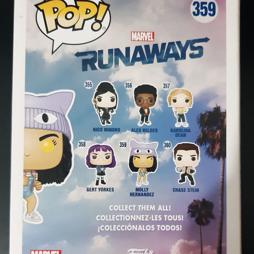 Funko POP! Marvel Runaways Molly Hernandez #359 like new