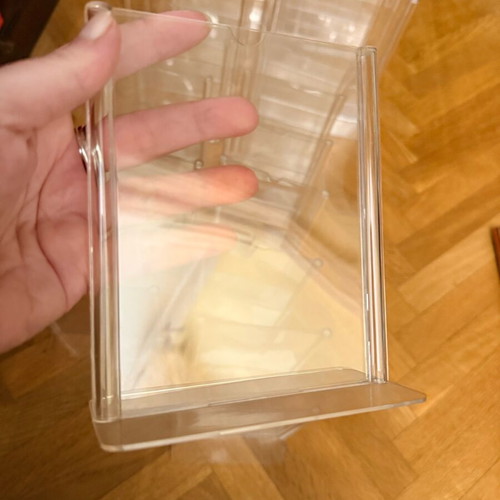Set of 30 acrylic display stands used (A5-A4)