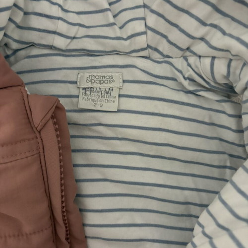 Mamas & Papas sleeveless jacket for girls used, sizes 92-98 cm