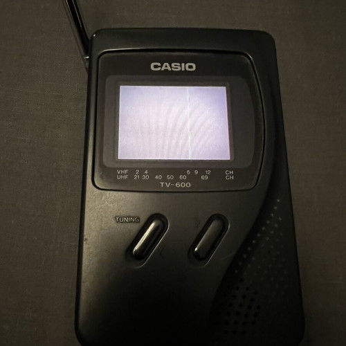 Casio TV-600CI used collectible TV