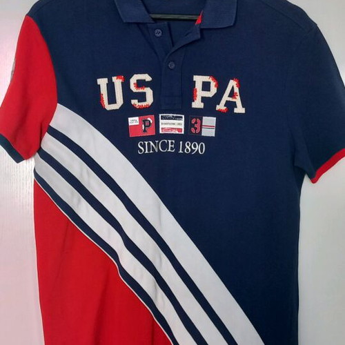 Abercrombie & Fitch Polo like new, size Small, blue multicolor